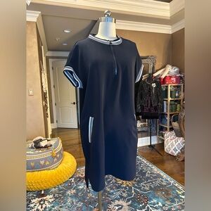 Navy Blue Polo Dress Zara Great Condition Size M
